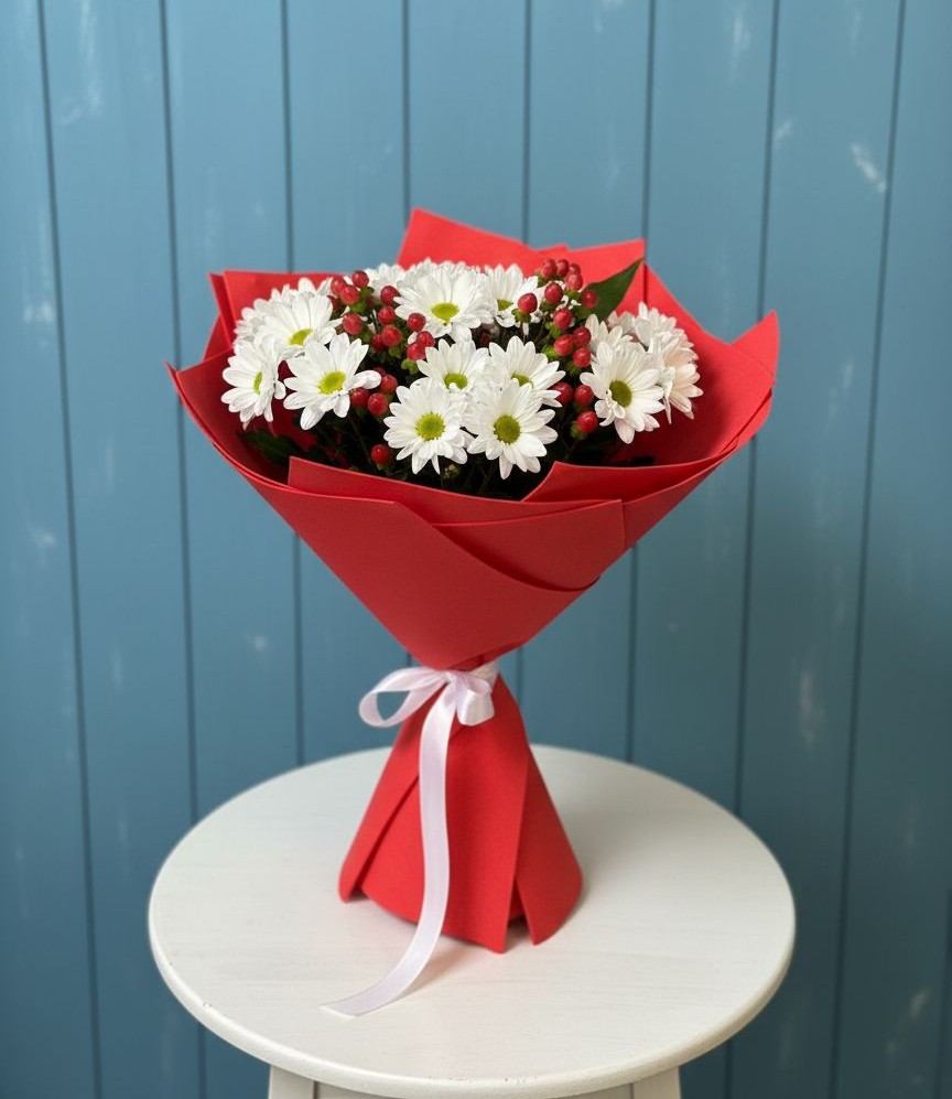 Букет цветов из: Хризантемы в Кунашак