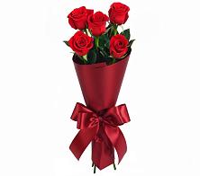 Букет 5 Красных роз Эдлесс Лав в Кунашак