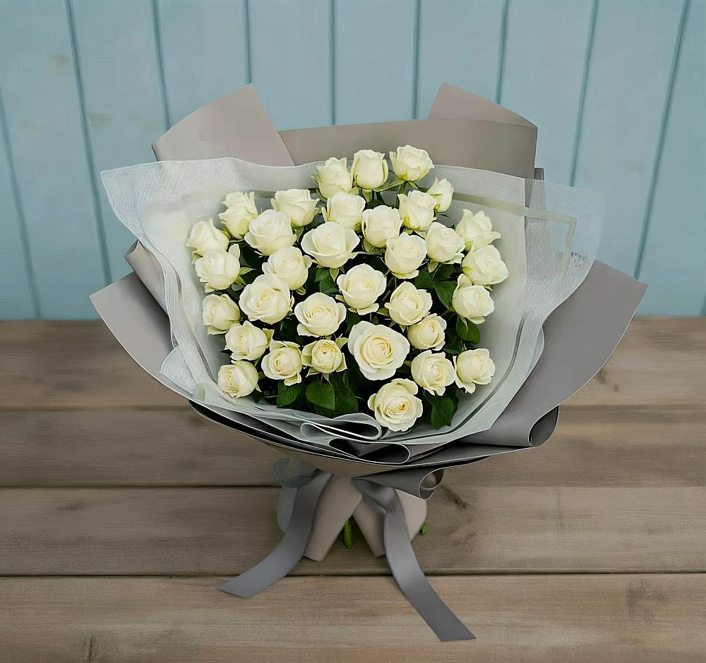 Букет Белоснежная нежность в Кунашак