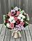 Букет цветов из: Альстромерии, Гвоздики, Розы и Хризантемы в Кунашак