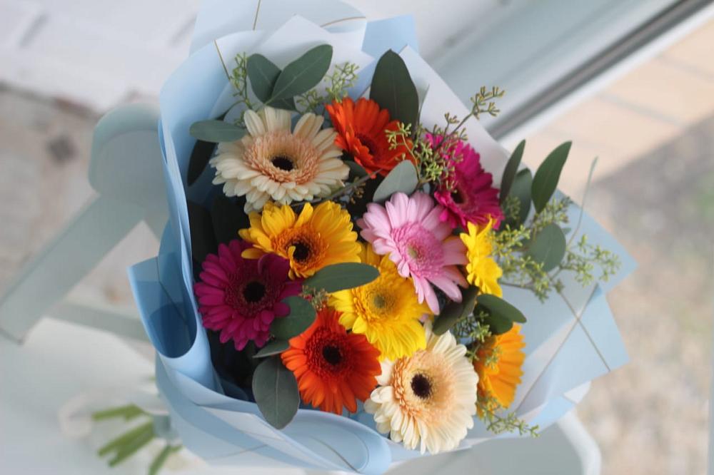 Букет цветов из: Герберы в Кунашак