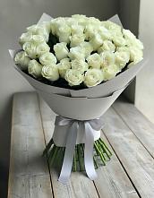 Букет 35 Белых роз в Кунашак