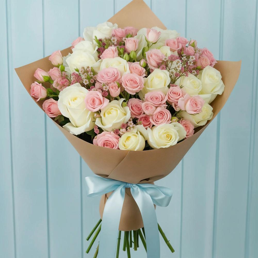 Букет цветов из: Розы в Кунашак