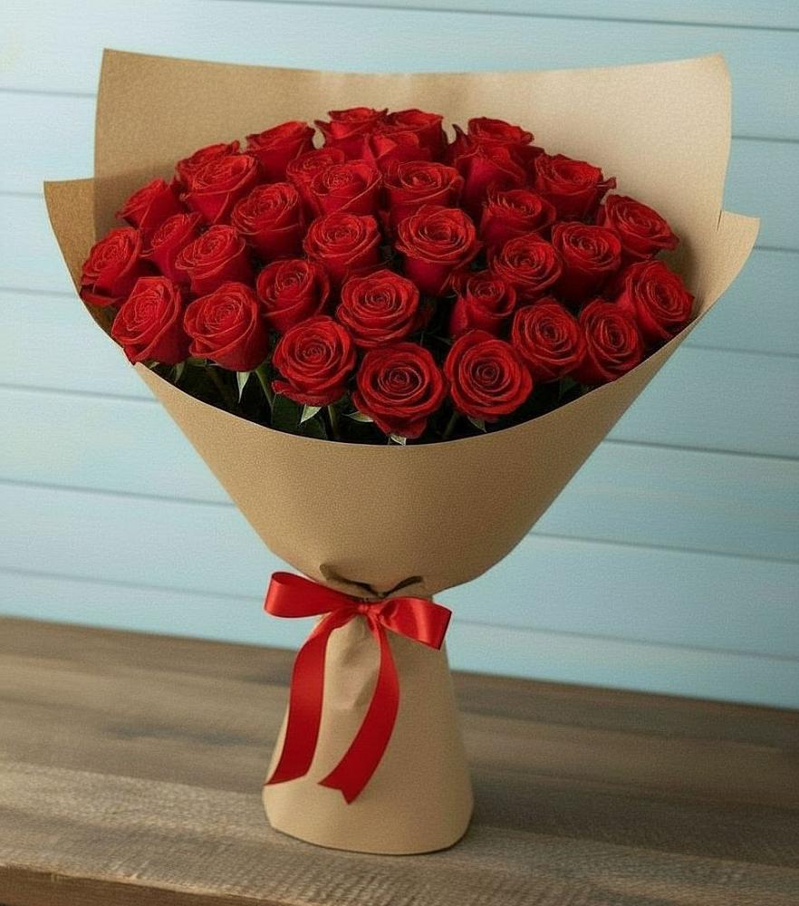 Букет Красные розы Милано в Кунашак