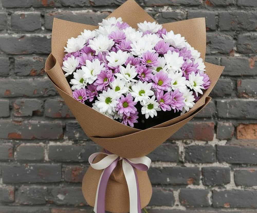 Букет цветов из: Хризантемы в Кунашак