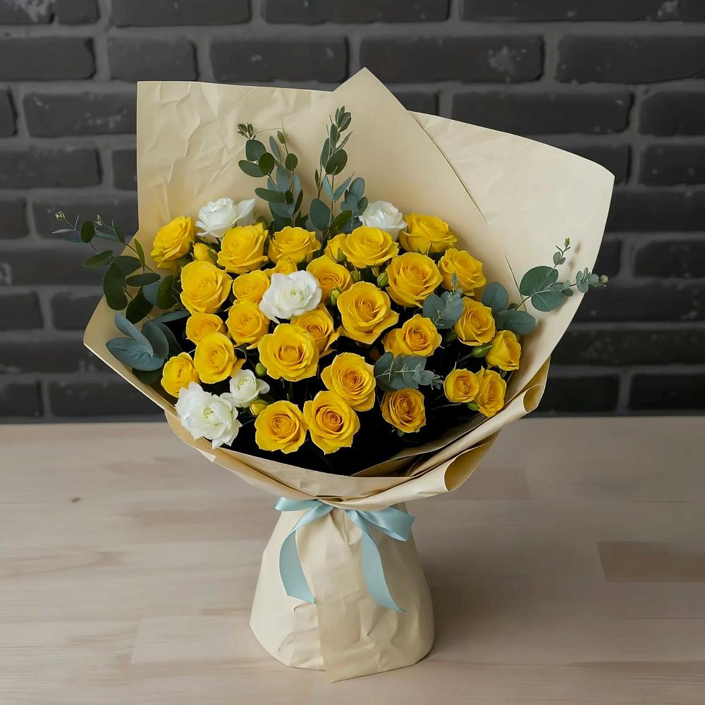 Букет цветов из: Розы в Кунашак