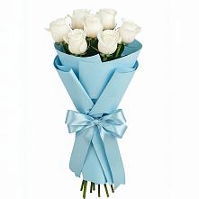 Букет 7 белых роз Проуд #REPLACE_PRED# Кунашак