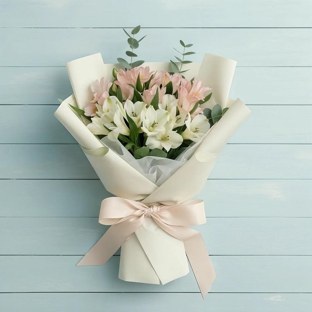 Букет цветов из: Альстромерии в Кунашак