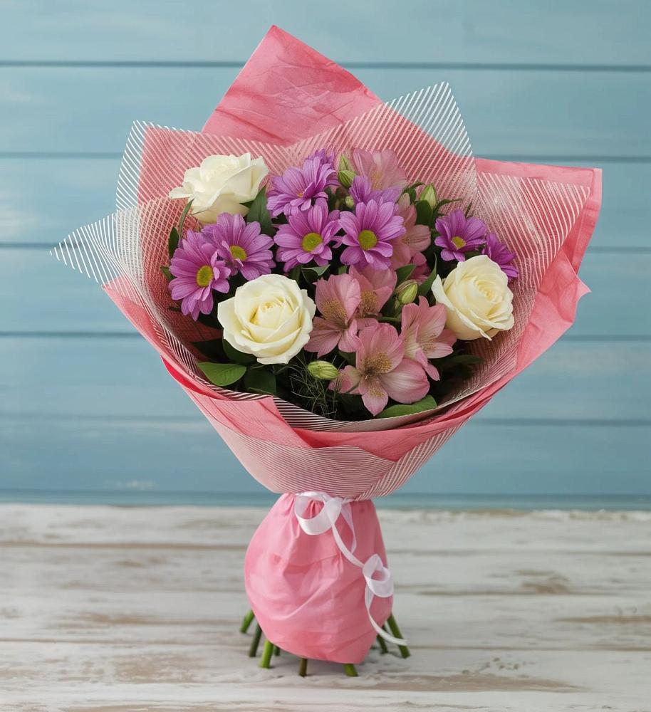 Букет цветов из: Герберы в Кунашак